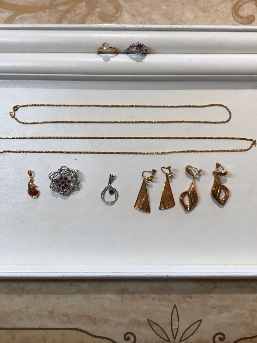 【買取速報】指輪、ネックレス、ピアス・イヤリング、K18YG、K14YG