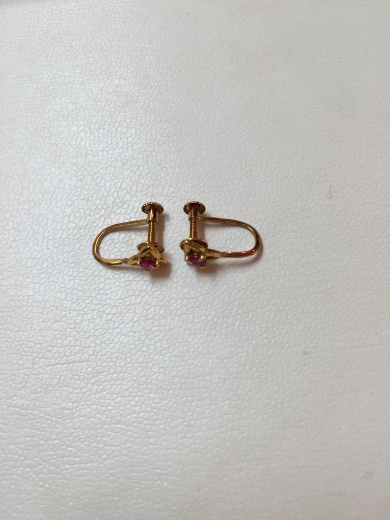 【買取速報】ルビー、ピアス・イヤリング