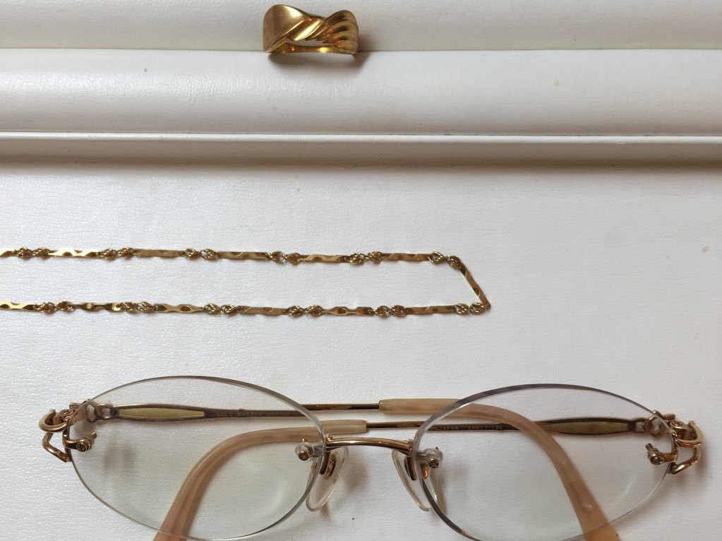 【買取速報】指輪、ネックレス、メガネ、K18PG