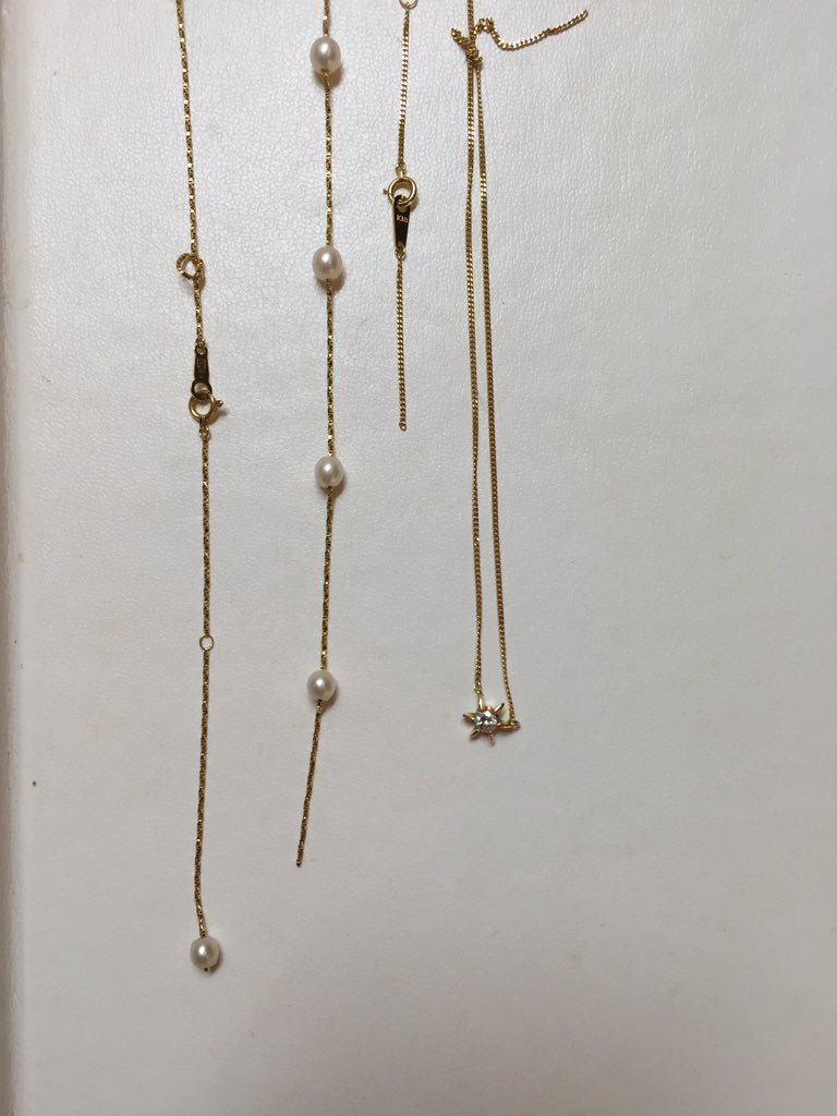 【買取速報】ネックレス、K18YG