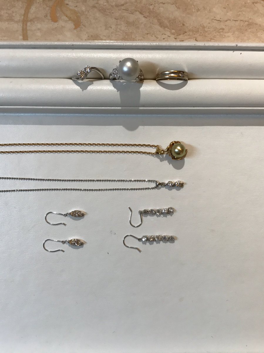 【買取速報】ダイヤモンド、パール、指輪、ペンダント、ピアス・イヤリング、PT、K18WG