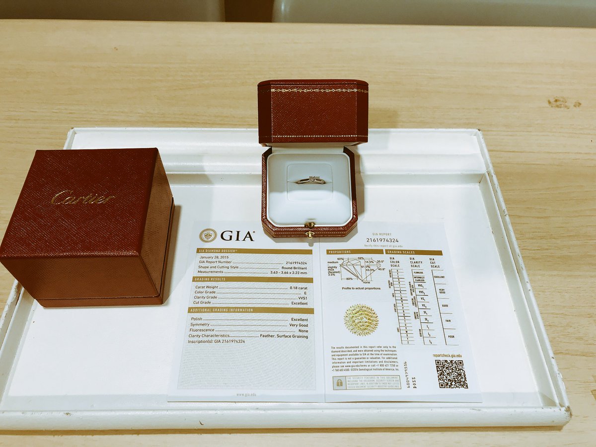 【買取速報】ダイヤモンド、指輪、カルティエ