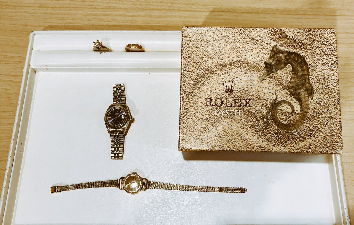 【買取速報】ダイヤモンド、指輪、腕時計、K18YG、ロレックス