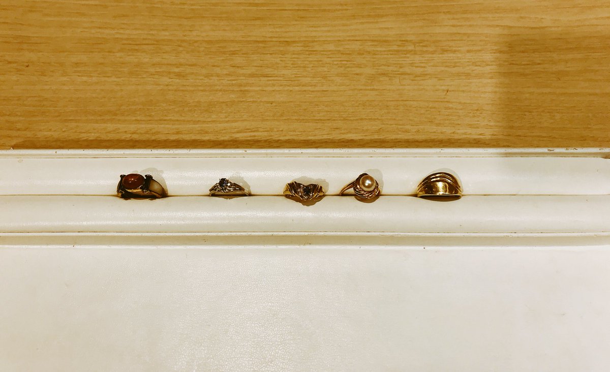 【買取速報】パール、トパーズ、指輪、PT