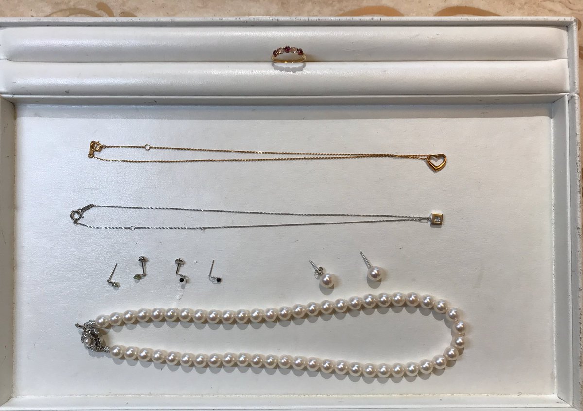 【買取速報】パール、ネックレス、ピアス・イヤリング、K18YG、K14YG