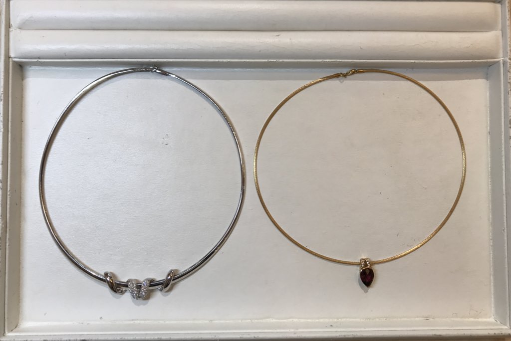 【買取速報】ダイヤモンド、ガーネット、ネックレス、メガネ、WG、TASAKI