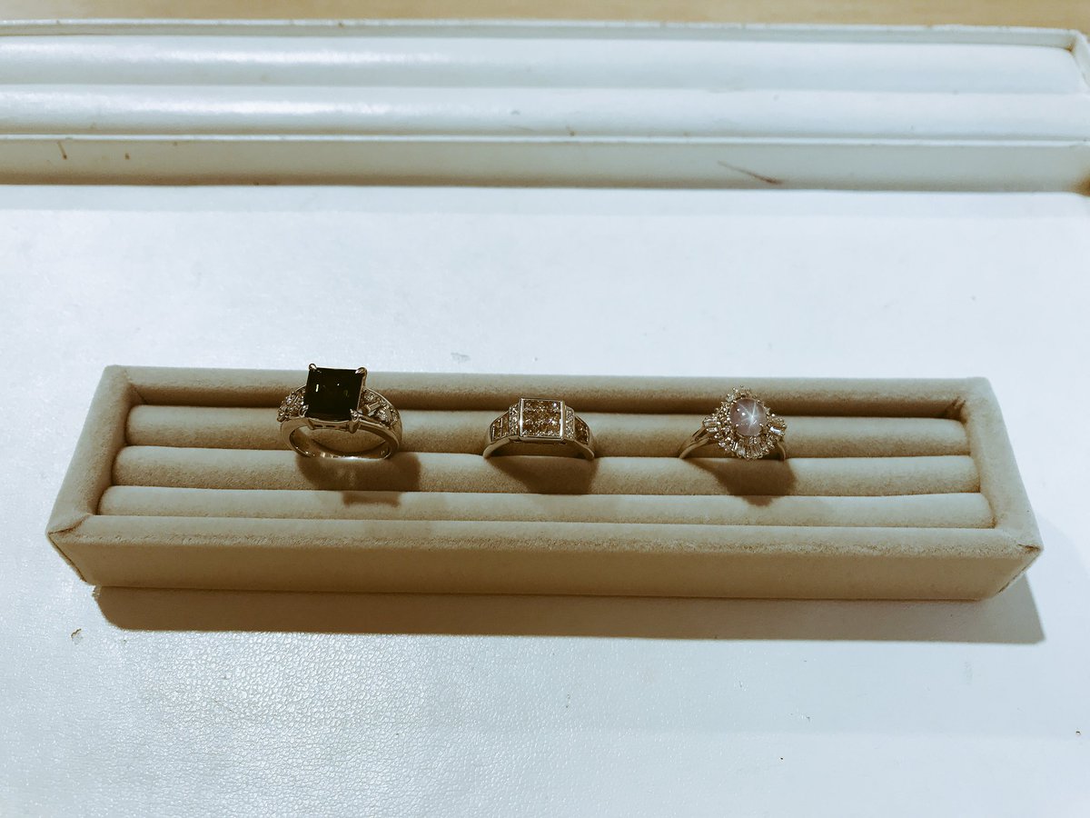 【買取速報】ダイヤモンド、トルマリン、指輪