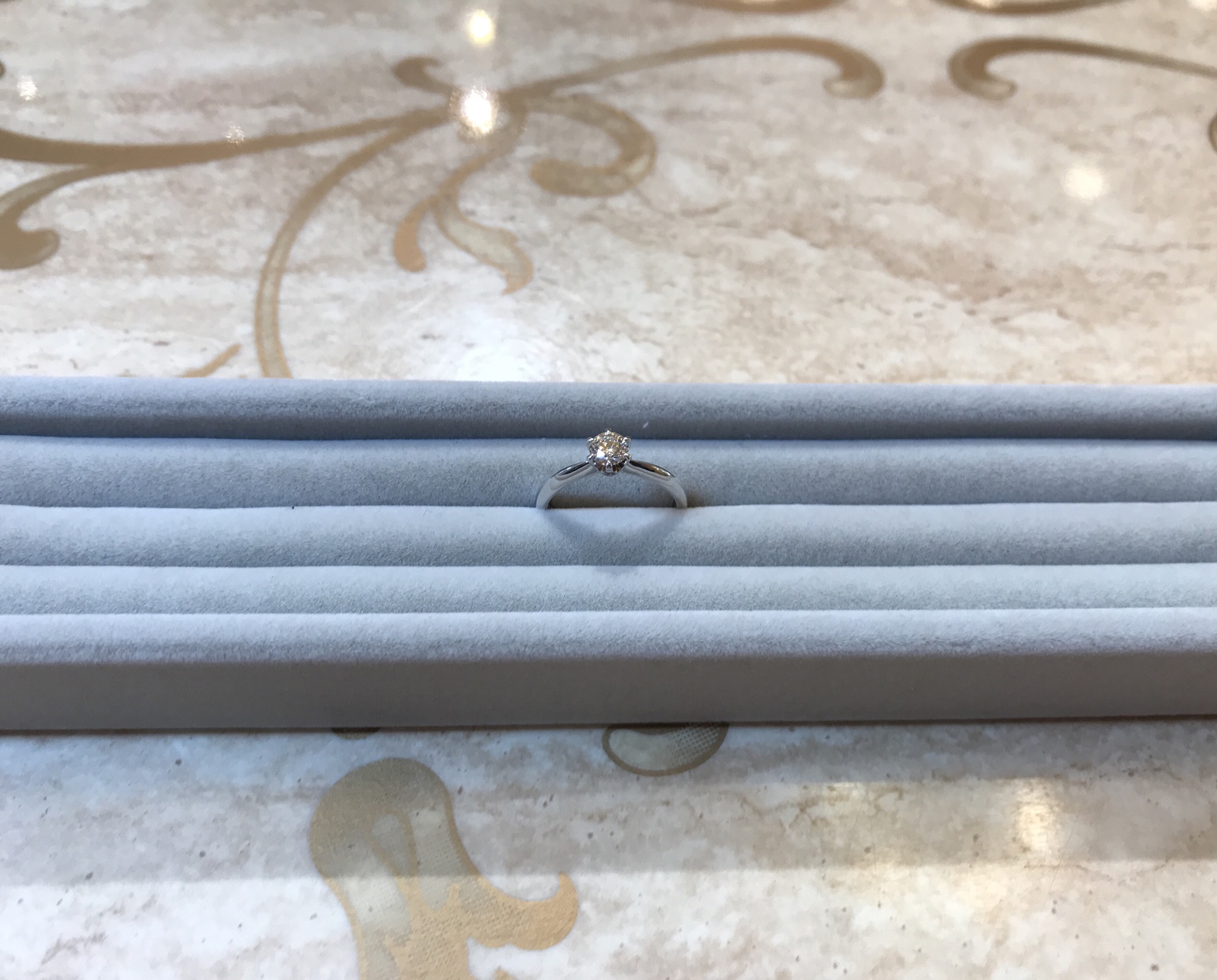 【買取速報】ダイヤモンド、指輪、婚約指輪・エンゲージリング、K18WG
