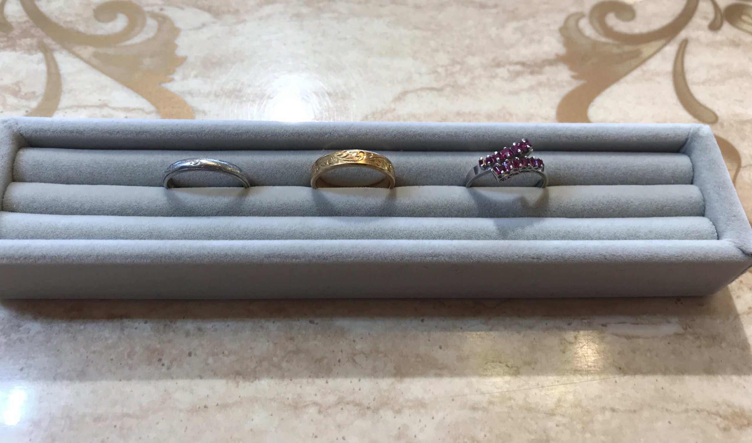 【買取速報】ルビー、指輪、結婚指輪・マリッジリング、PT900、K18YG