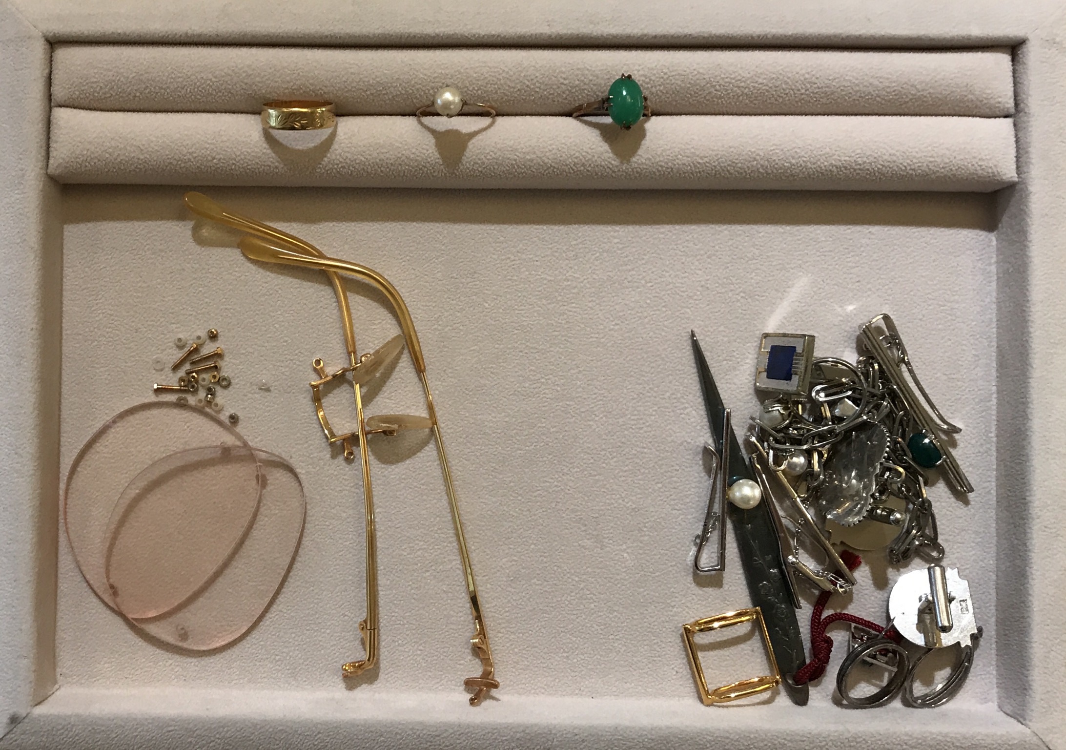【買取速報】パール、指輪、メガネ、SV、SV925、K18YG、K14YG