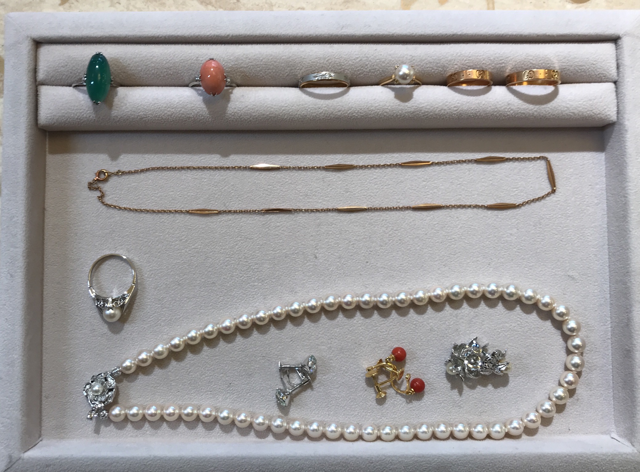 【買取速報】パール、珊瑚（コーラル）、指輪、結婚指輪・マリッジリング、ネックレス、ピアス・イ