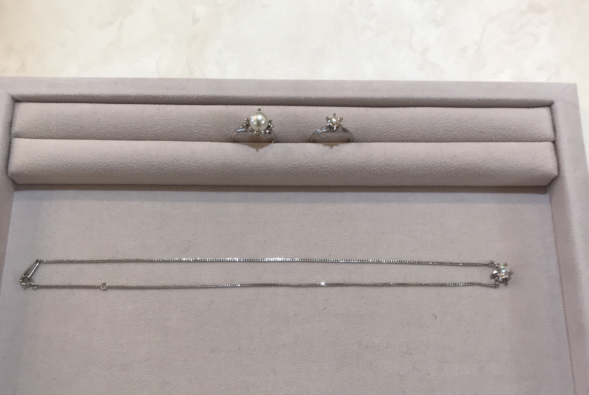 【買取速報】ダイヤモンド、パール、指輪、婚約指輪・エンゲージリング、PT850、PT900