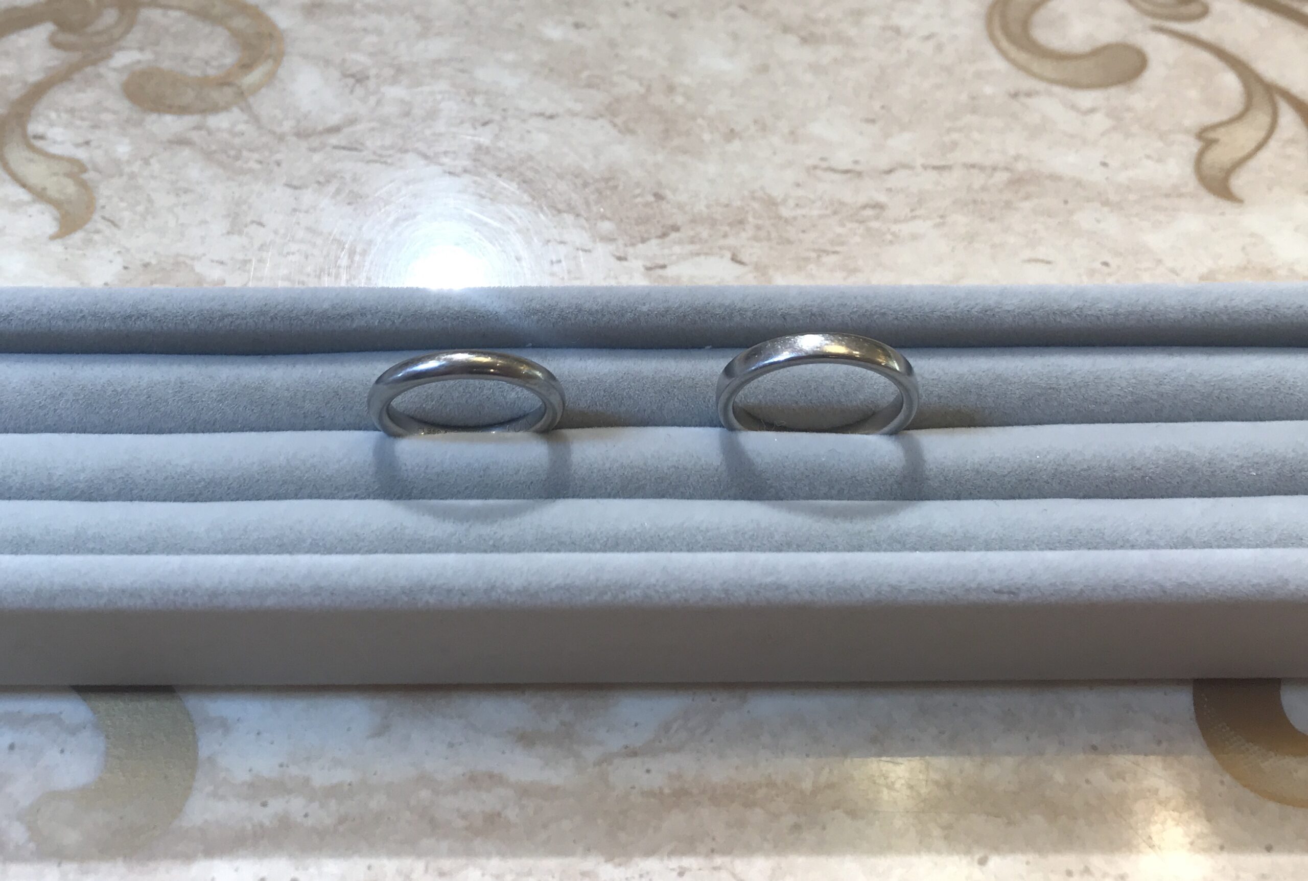 【買取速報】指輪、結婚指輪・マリッジリング、PT950、FURRER-JACOT
