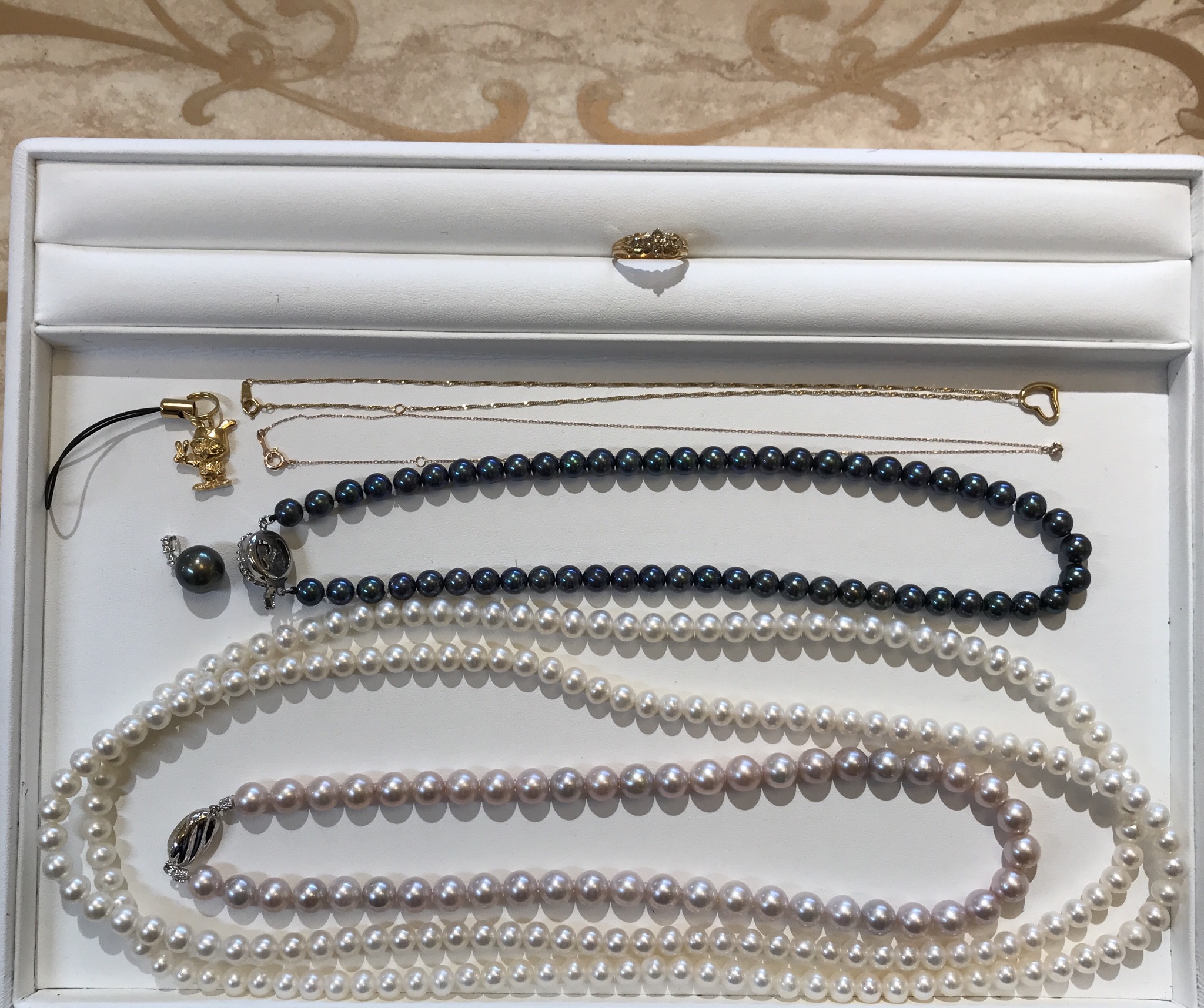 【買取速報】ダイヤモンド、パール、指輪、ペンダント、ネックレス、チョーカー、キーホルダー、K1