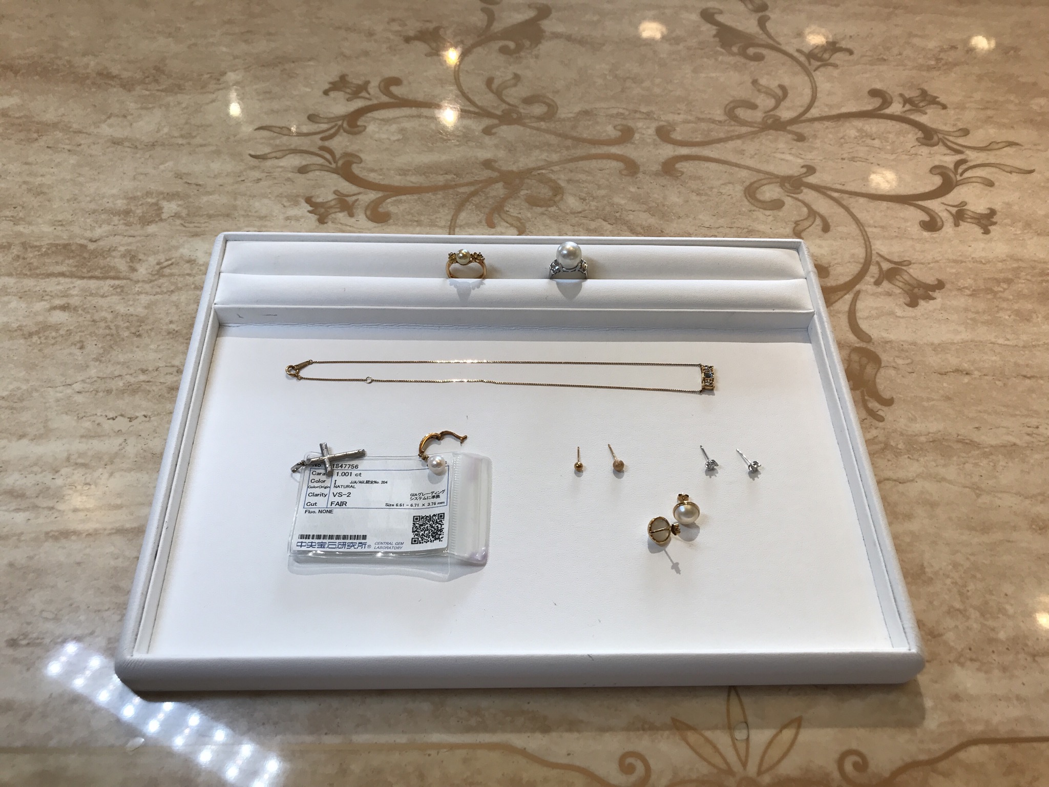 【買取速報】ダイヤモンド、パール、マベパール、南洋パール、指輪、ペンダントトップ、ピアス・イ