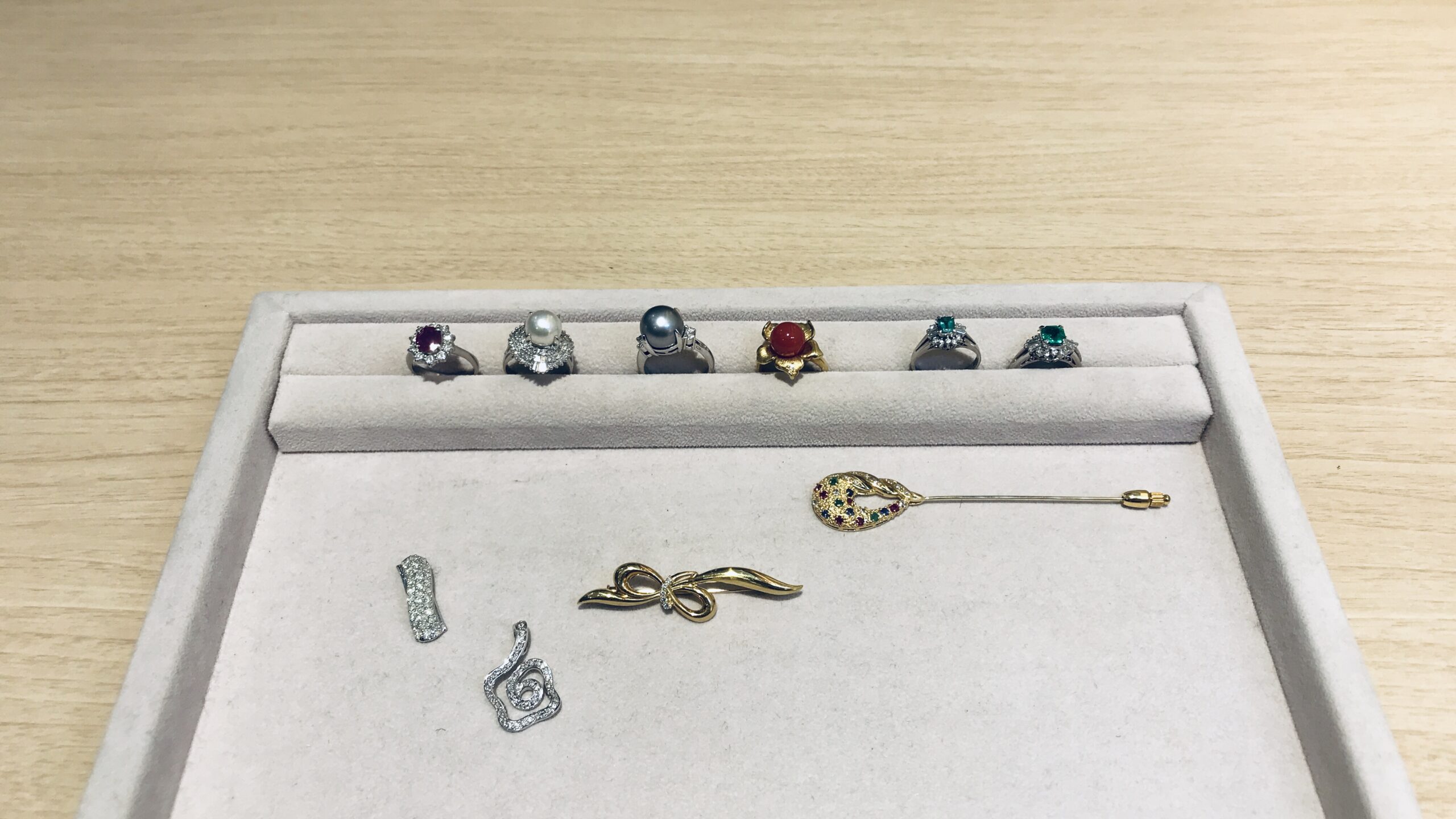 【買取速報】ダイヤモンド、パール、タヒチパール、ルビー、サファイア、エメラルド、珊瑚（コーラ