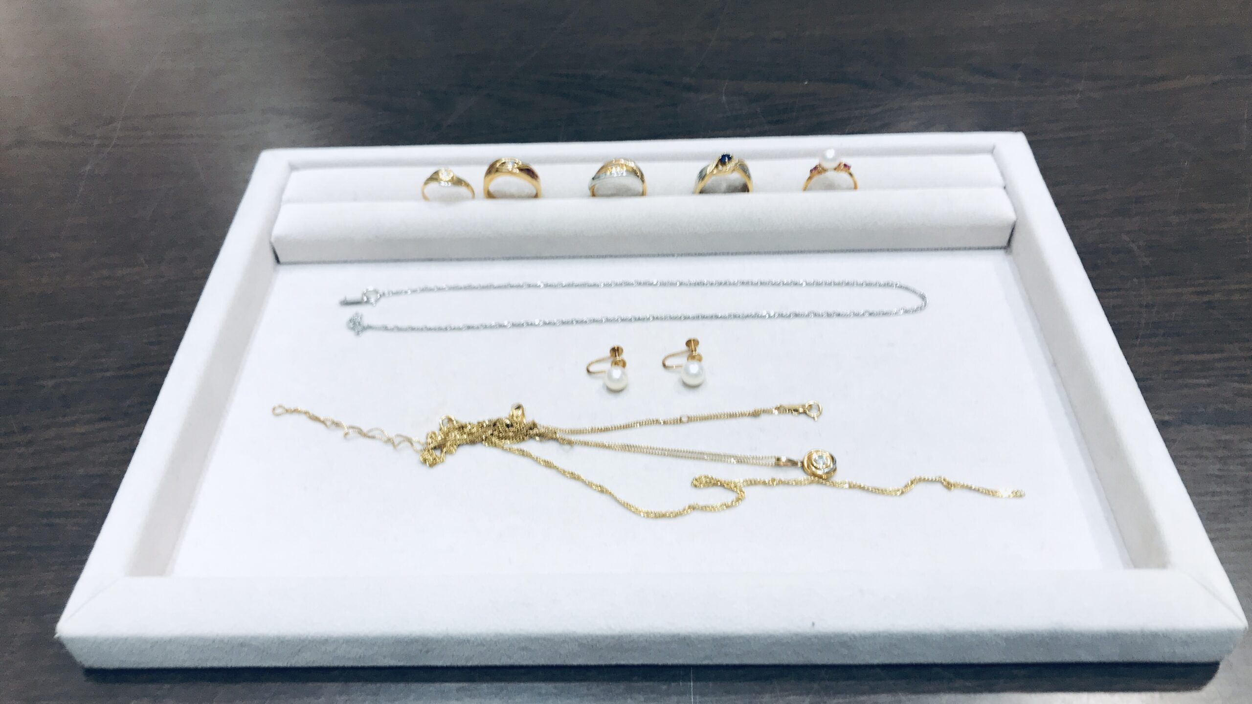 【買取速報】ダイヤモンド、パール、ルビー、サファイア、指輪、ペンダント、ネックレス、PT850、P