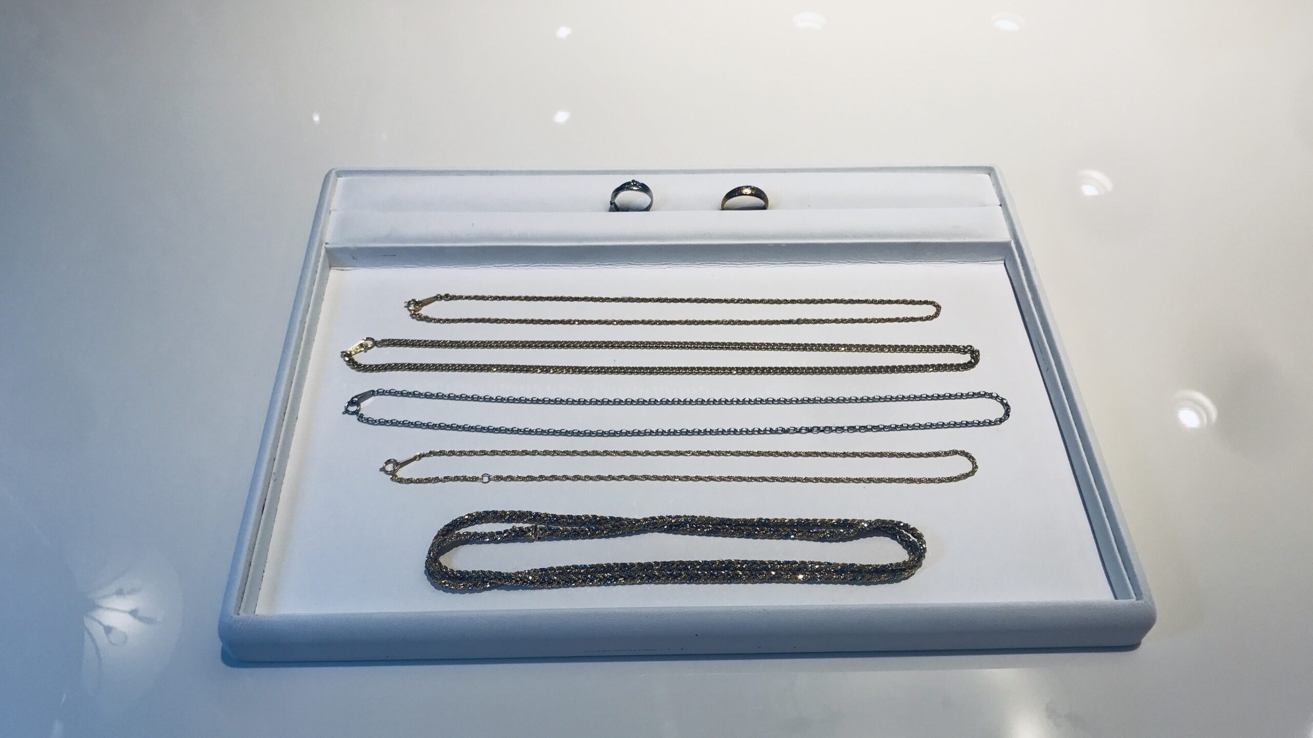 【買取速報】指輪、ネックレス、喜平ネックレス・ブレスレット、PT850、PT900、K18YG