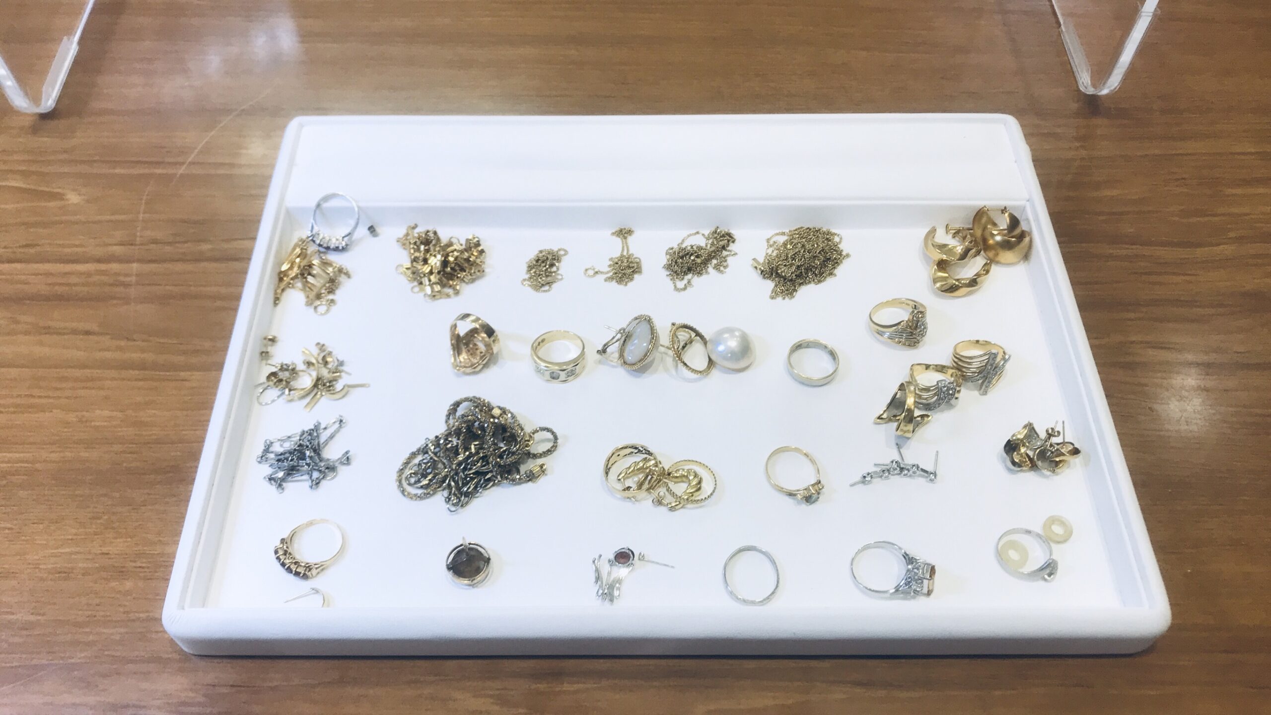 【買取速報】ダイヤモンド、マベパール、サファイア、ガーネット、スモーキークオーツ、指輪、ペン