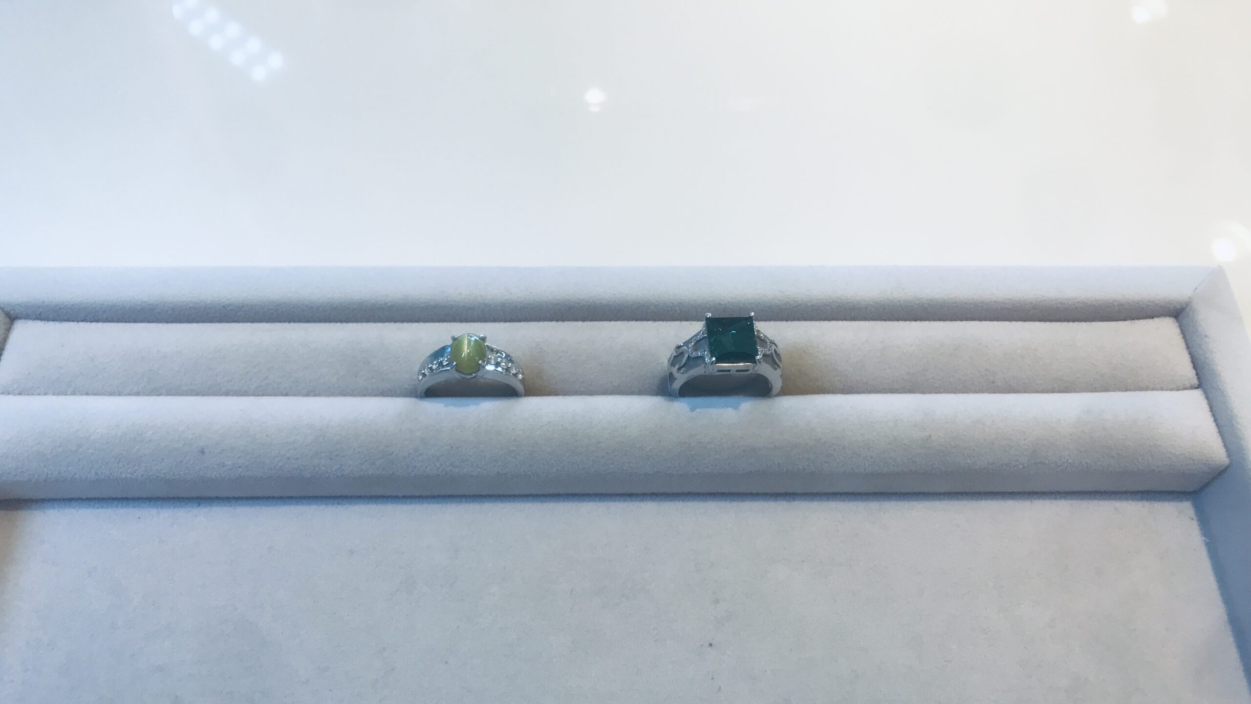 【買取速報】ダイヤモンド、キャッツアイ、トルマリン、指輪、PT900、750