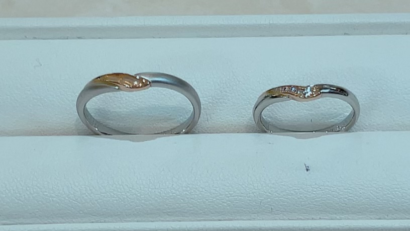 【買取速報】ダイヤモンド、指輪、結婚指輪・マリッジリング、PT950、K18YG