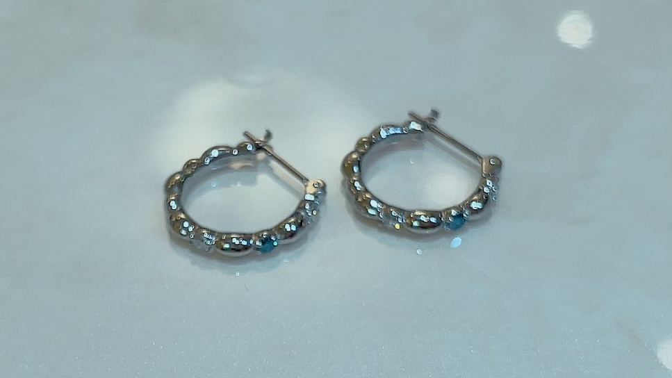 【買取速報】ダイヤモンド、ブルーダイヤ、ピアス・イヤリング、PT900