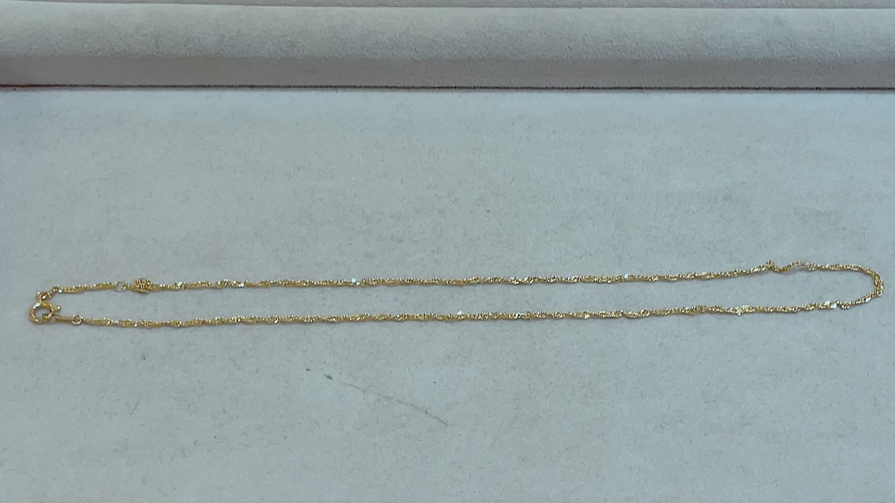 【買取速報】ネックレス、K18YG