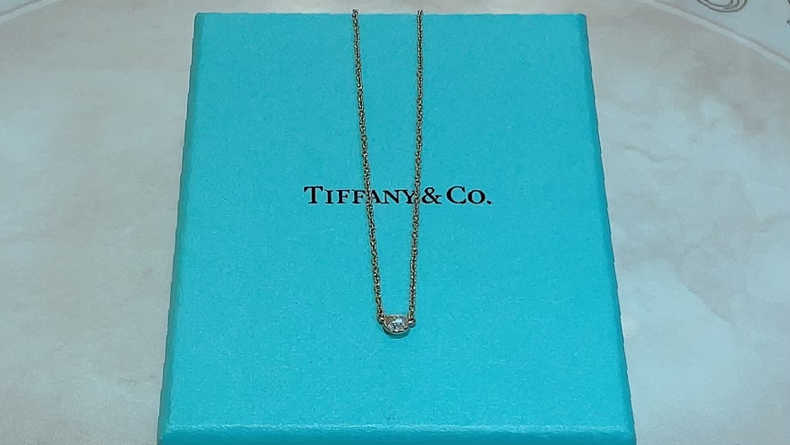 【買取速報】ダイヤモンド、ネックレス、750、Tiffany & Co.-2021-12-08