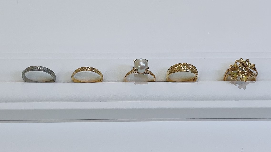 【買取速報】ダイヤモンド、パール、指輪、結婚指輪・マリッジリング、K18YG、PT1000