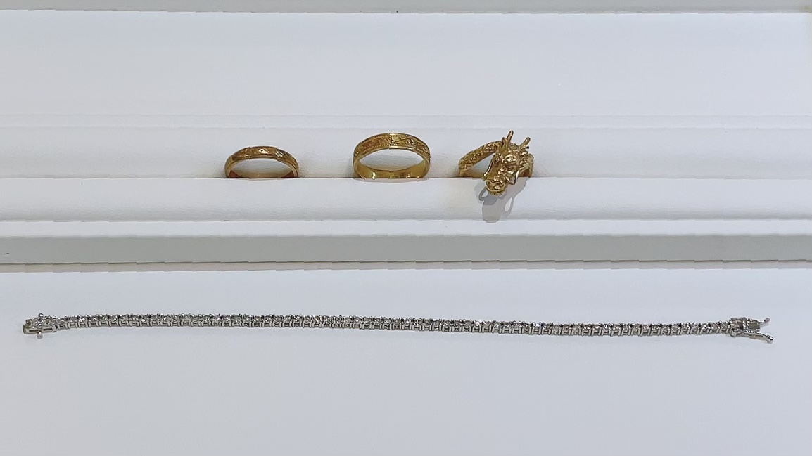 【買取速報】ダイヤモンド、ブレスレット、指輪、結婚指輪・マリッジリング、750、K18YG、K21.6YG