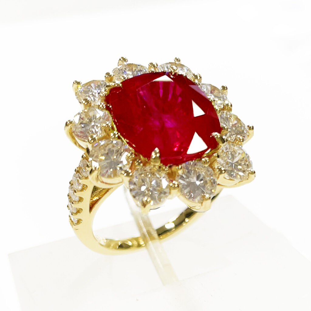 K18 ルビー リング