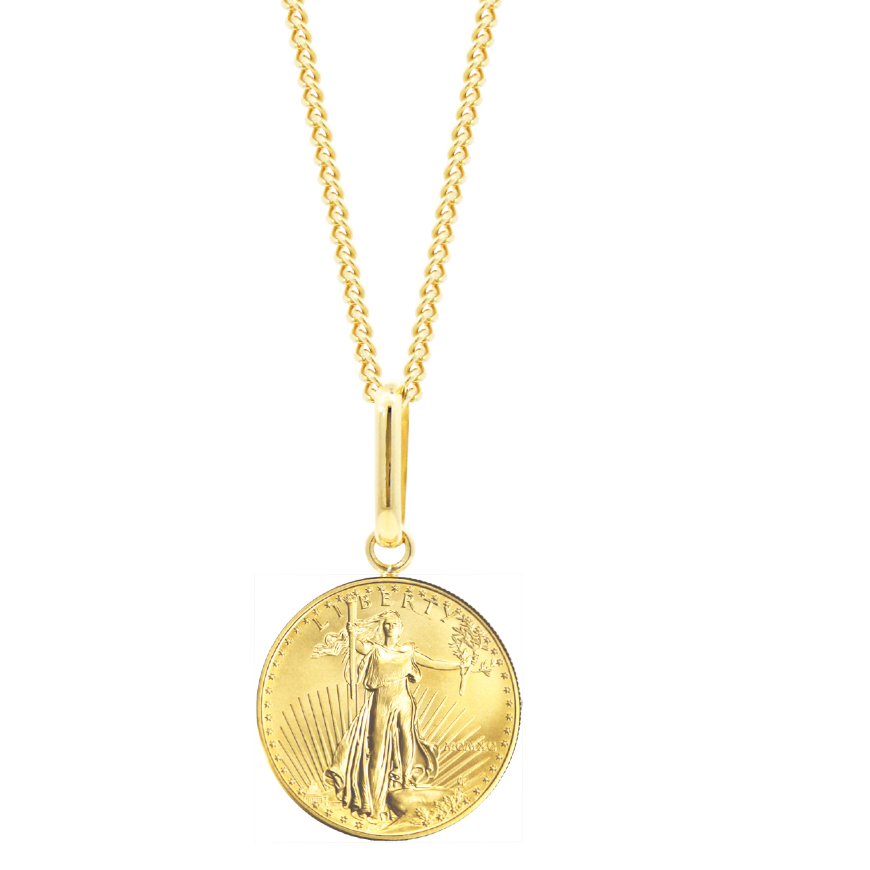 K21.6/K18コインペンダント商品画像