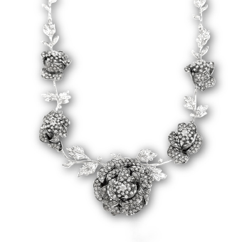 K18WGダイヤ ネックレス商品画像