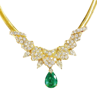 K18エメラルド ネックレス商品画像