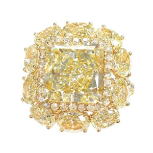 K18 イエローダイヤ リング