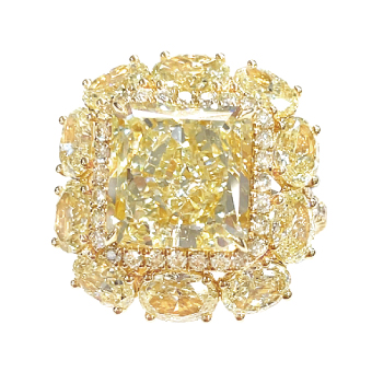 K18 イエローダイヤ リング商品画像