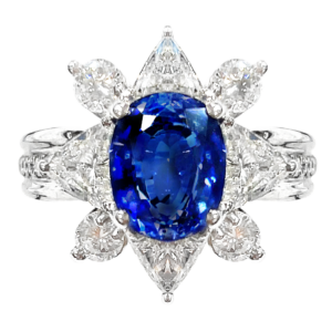 <span class="material">PT</span>非加熱サファイヤ リング