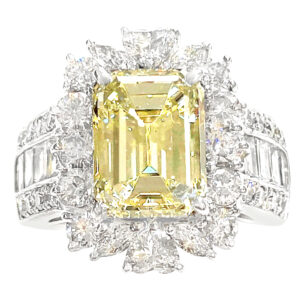 PT イエローダイヤ リング