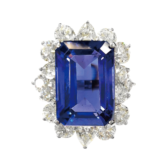 <span class="material">PT</span>タンザナイト リング