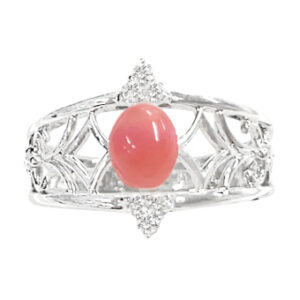 K18WG コンクパール リング