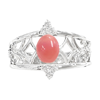 K18WG コンクパール リング