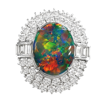 PT ブラックオパール リング商品画像