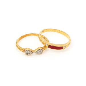 <span class="material">K18</span>ダイヤリング他