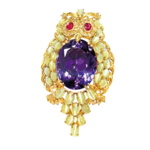 K18アメジスト ブローチ