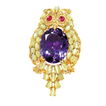 K18アメジスト ブローチ商品画像
