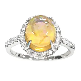 <span class="material">PT</span> オパール リング