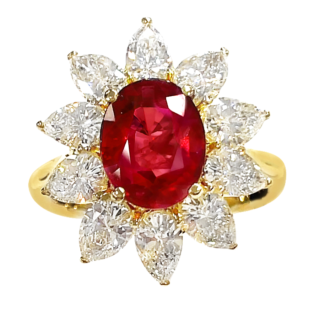 K18 ルビー リング