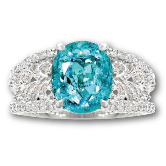 <span class="material">PT</span>パライバトルマリン リング