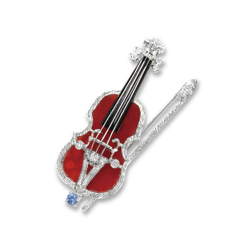 K18カーネリアン ブローチ